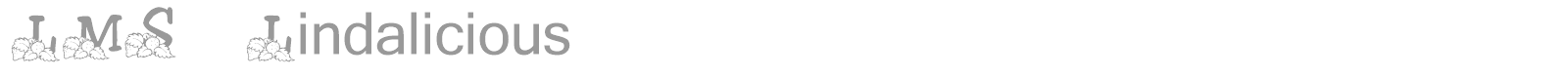 LMS Lindalicious font preview
